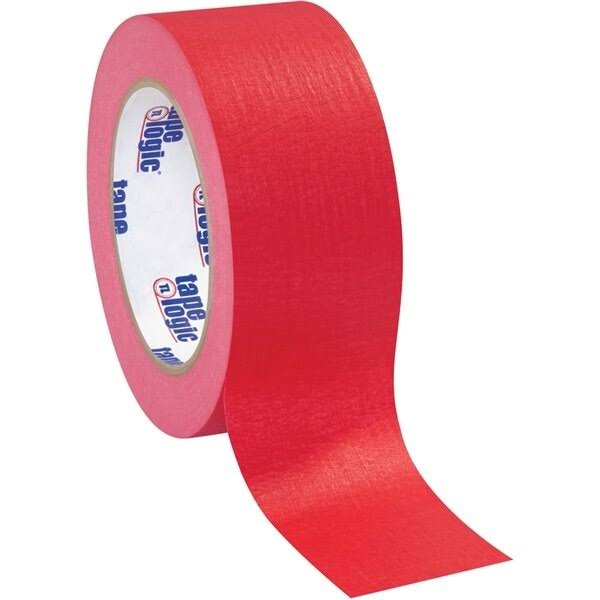 Red 2x22 x 60 Yard Roll Masking Tape X352