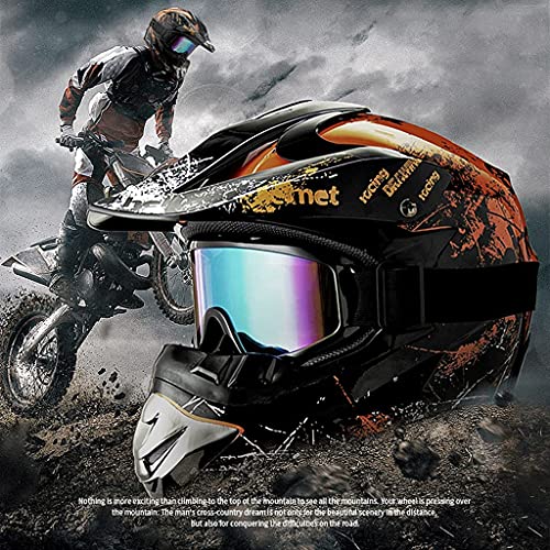 DOT Certified Full Face Motorcycle Helmet with Built-in Speaker L65108