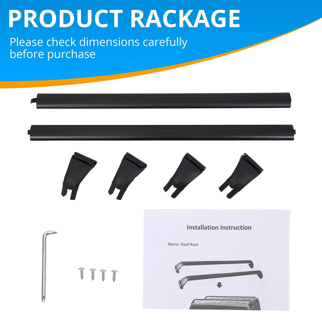 Heavy Duty Steel Roof Rack Cross Bar for Jeep Wrangler JK JL Unlimited N964