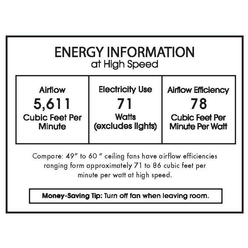 54-in Oiled Bronze Ceiling Fan B1216