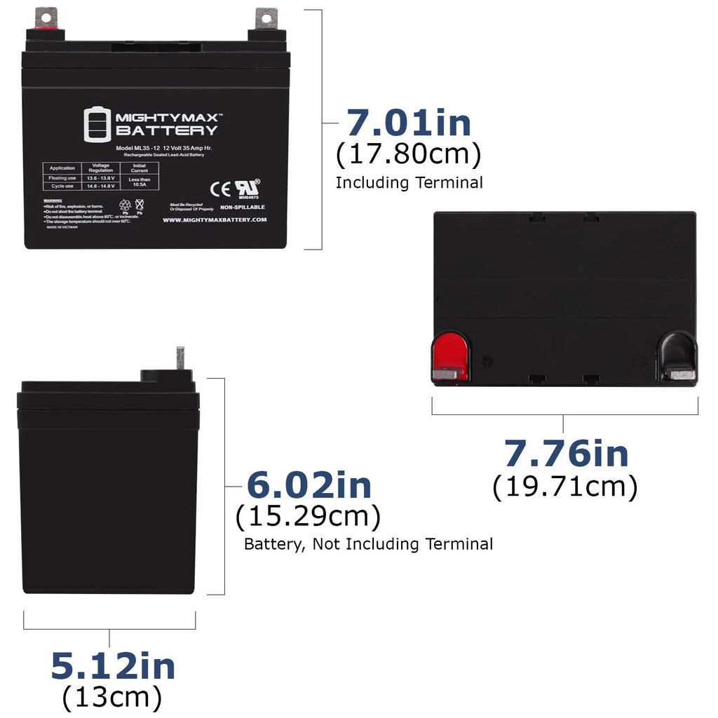 12V 35Ah Replacement Battery Z970