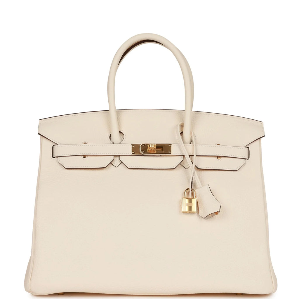 Birkin 35 Nata Togo Gold Hardware B485