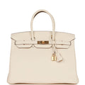 Birkin 35 Nata Togo Gold Hardware B485
