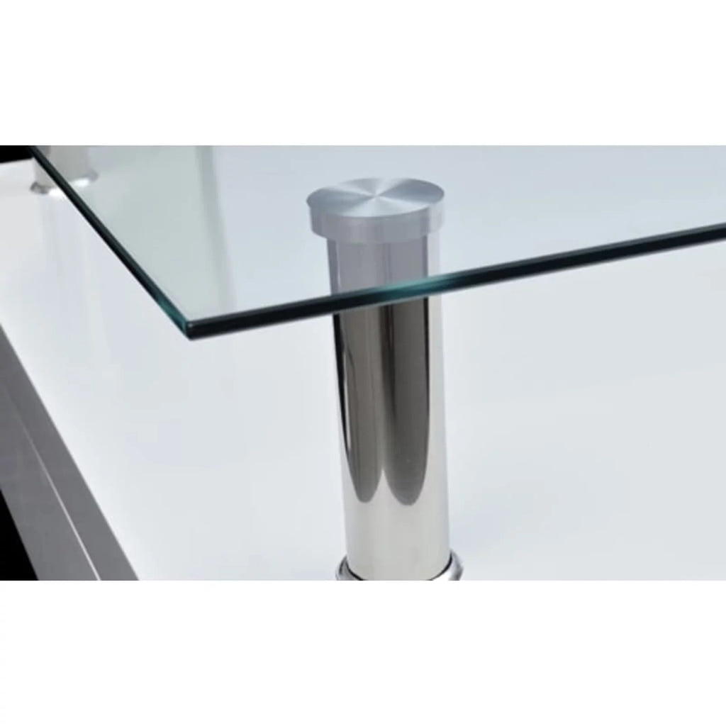 White Glass Coffee Table U562505