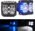 80W Pair IP68 Waterproof Off-road Driving Lights Combo Beam Amber Lights Pack of 2 M241