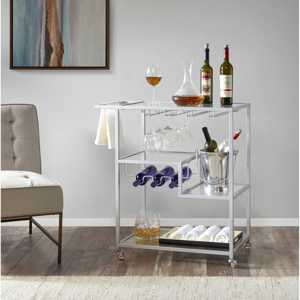 Silver Bar Cart S618