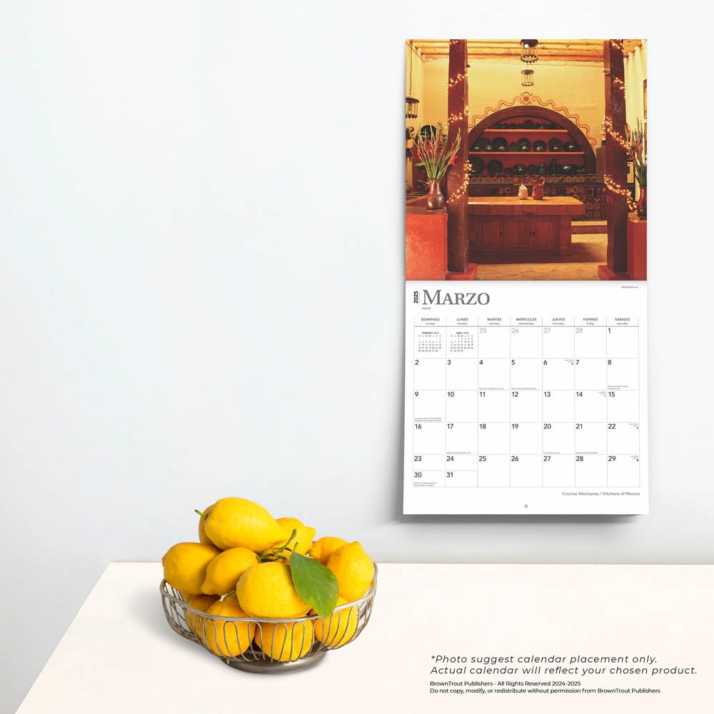 12 x 24 Inch Monthly Square Wall Calendar T573