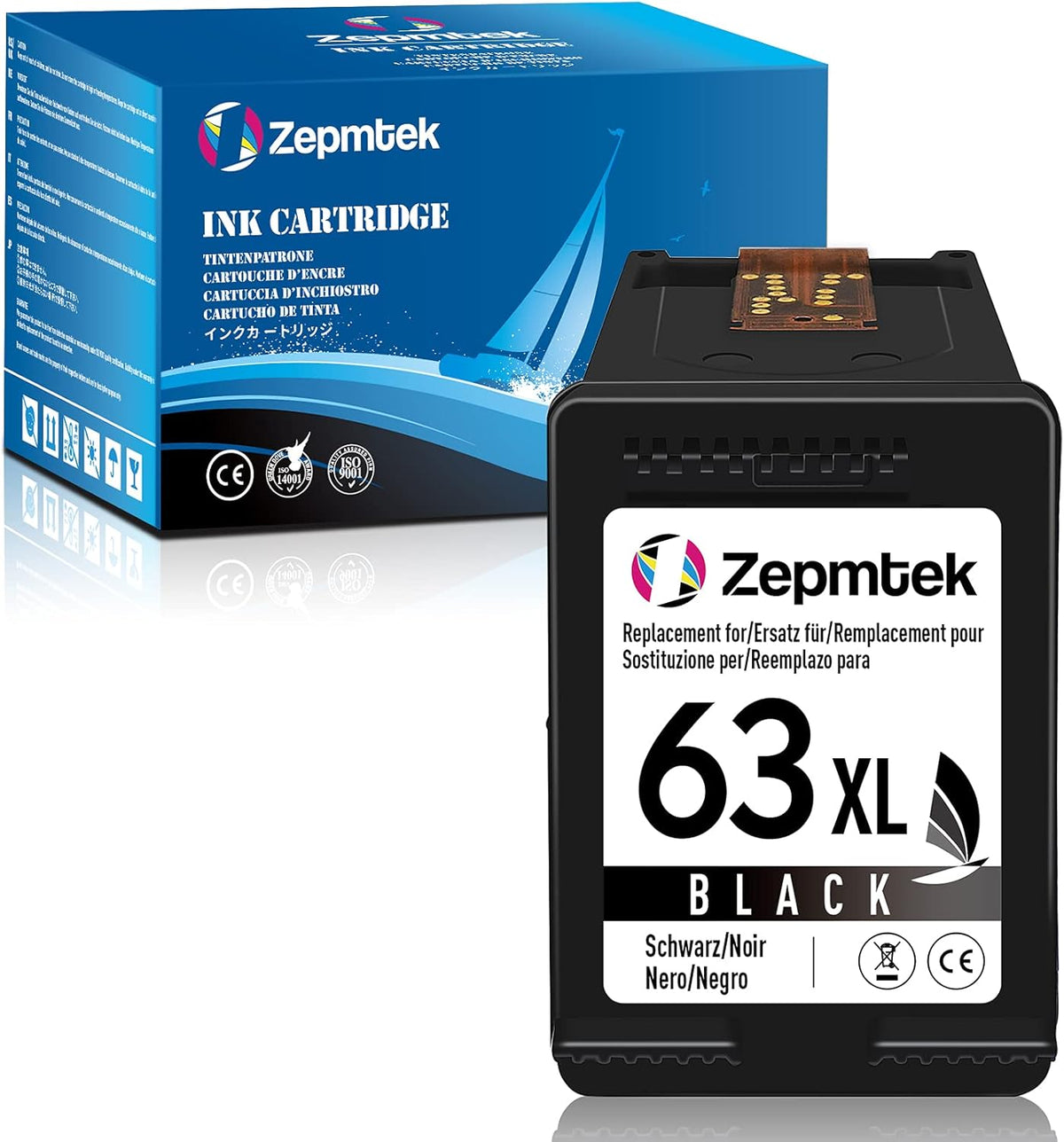 Remanufactured Ink Cartridge Pack of 2 (1 Black) R9418