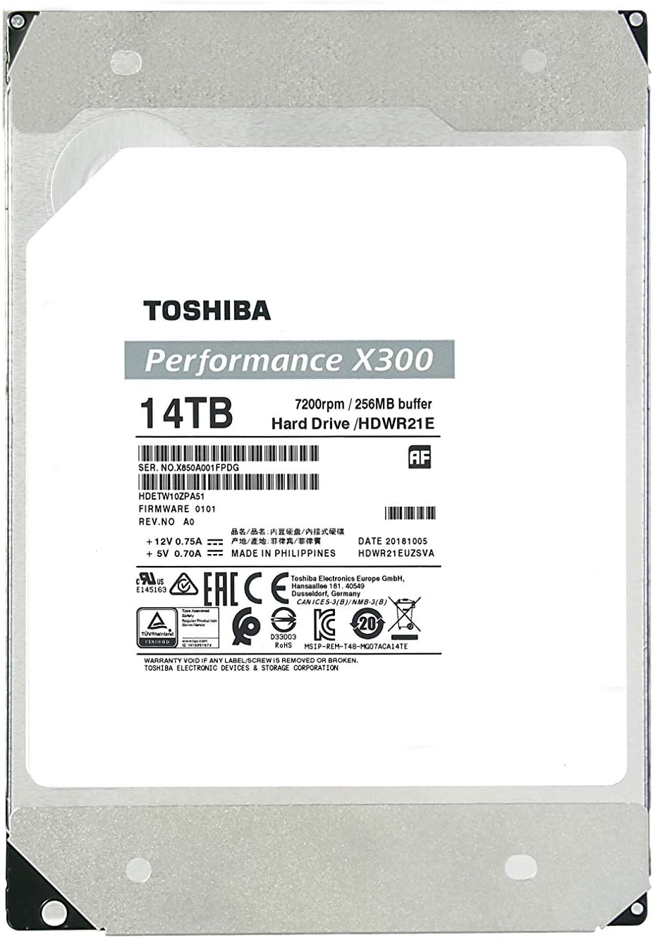 14TB 3.5-Inch Internal Hard Drive M372