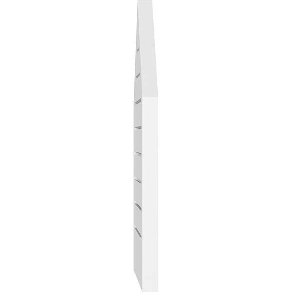 Peaked Top Surface Mount PVC Gable Vent I962