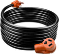 25 Ft. Heavy Duty 3-Prong Dryer/EV Power Extension Cord, Yellow, Pack of 2 M984320