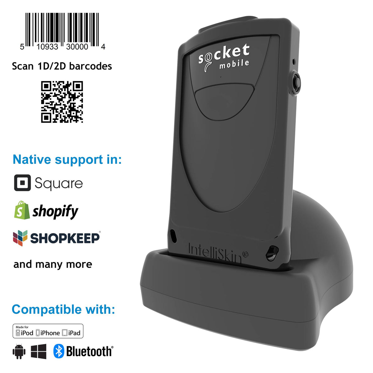Wireless Barcode Scanner - Bluetooth 2.1 EDR H34547