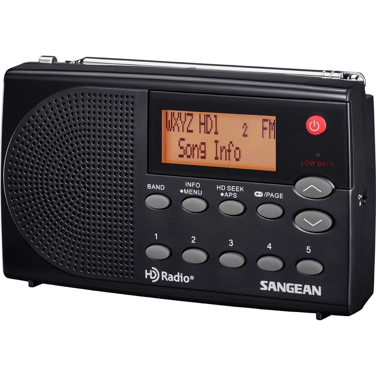Portable AM/FM Radio Black N3941
