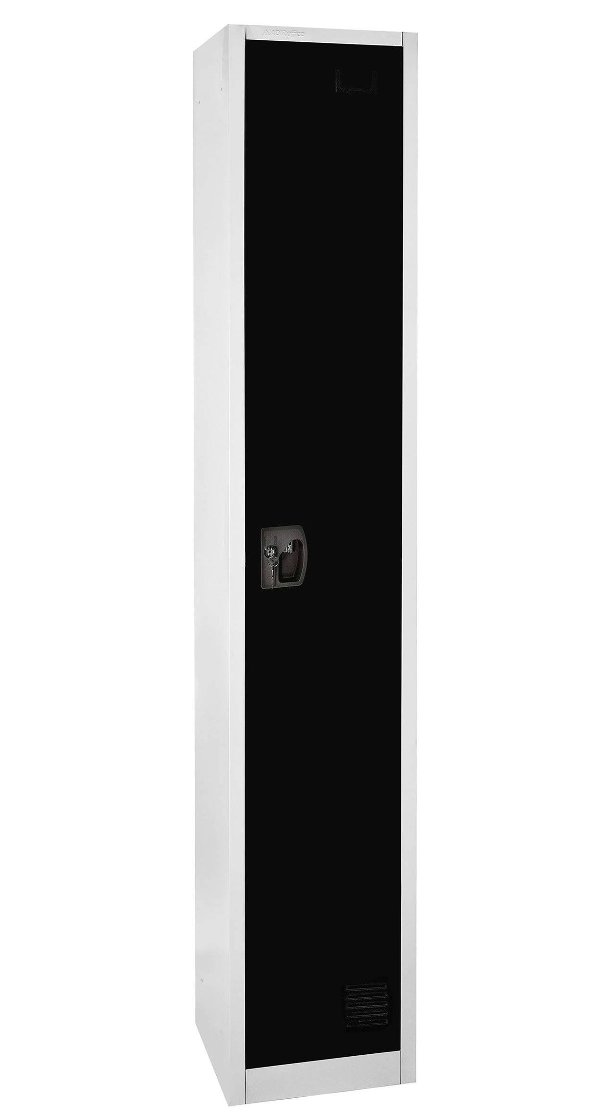 Black Locker with 2 Shelves and 2 Hooks B96656