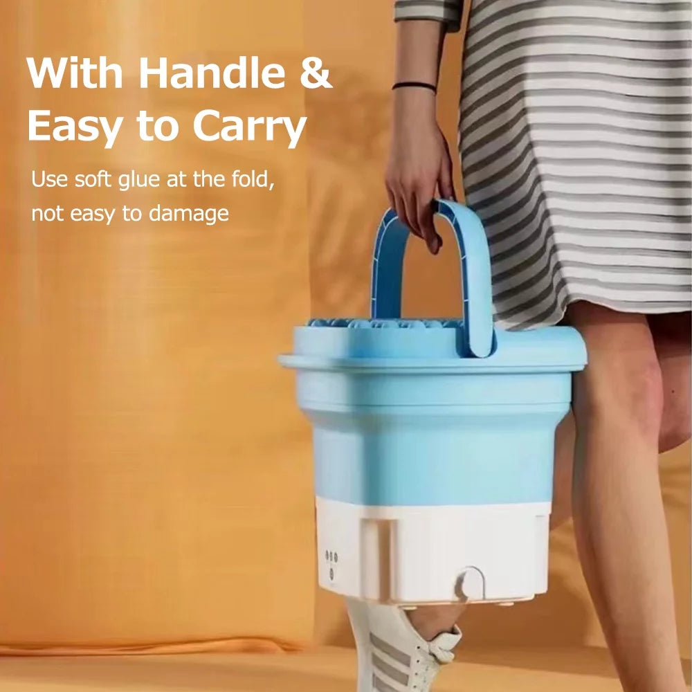 Portable Automatic Ultrasonic Mini Washing Machine D6598
