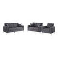 Gray Fabric 3-Piece Sofa Set K731