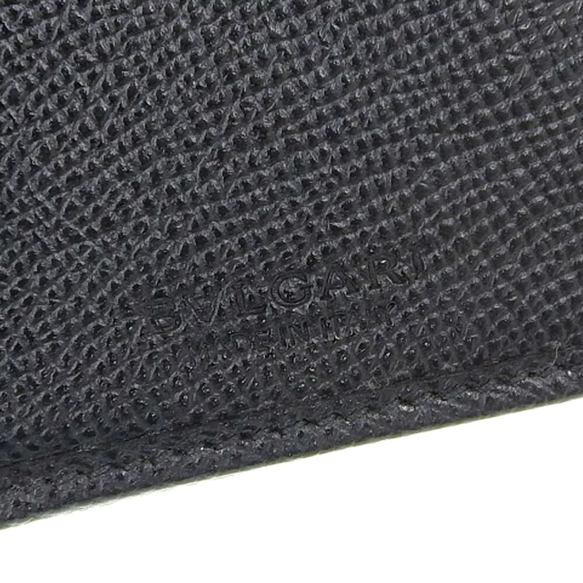 Pre-Owned Black Leather Long Wallet X21551