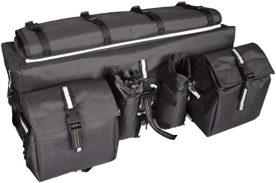 Camo ATV Cargo Bag Rear Rack Gear Bag 600D Waterproof Oxford with Reflective Stripe P107612