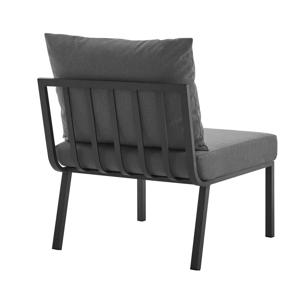 5 Piece Gray Aluminum Outdoor Sectional F862