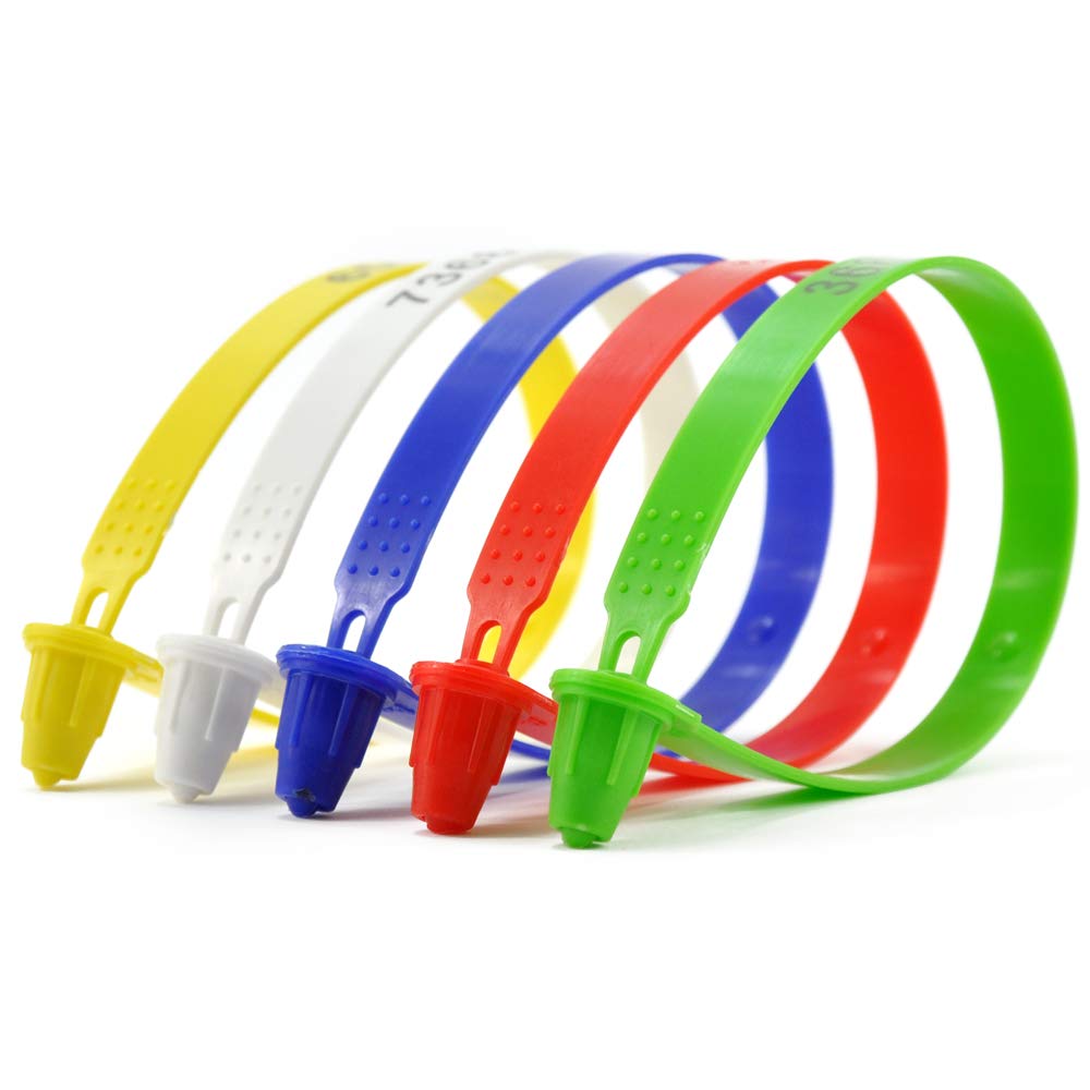 Blue Tite-Lock Plastic Tamper Evident Security Tags Pack of 2 Z273