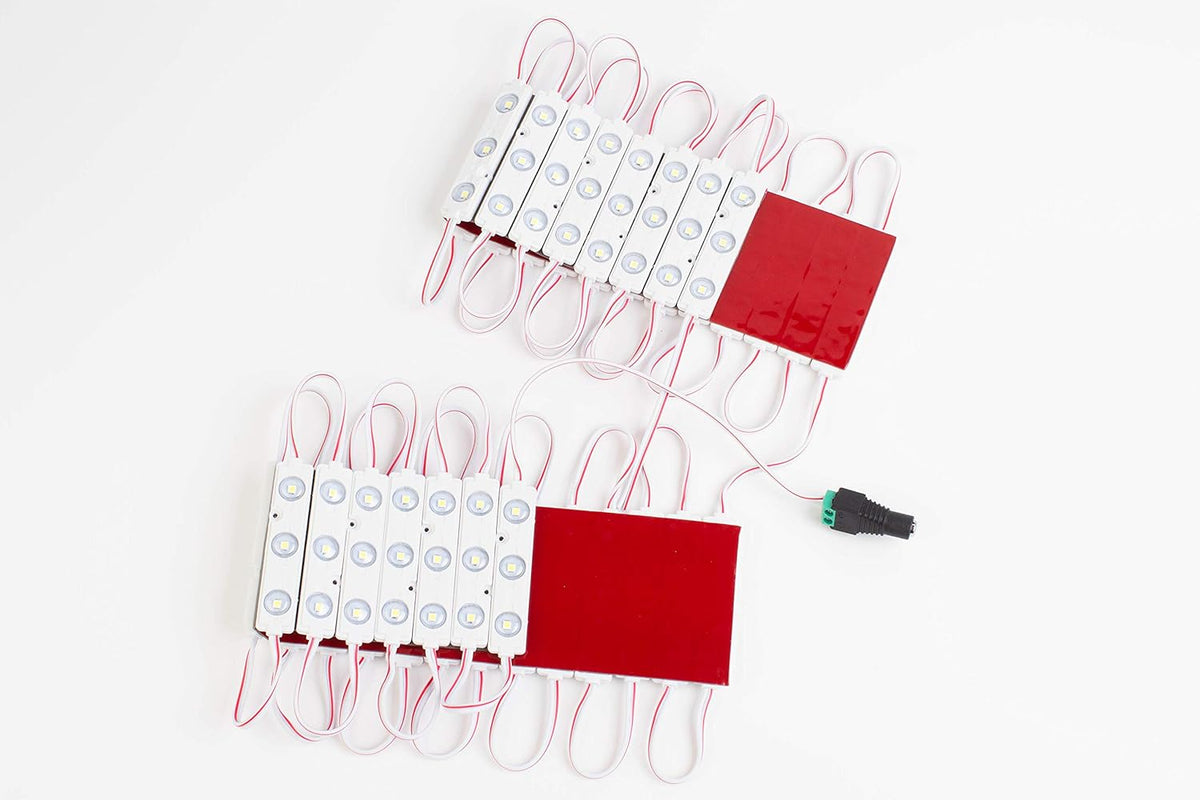 24v Pure White LED Light Module + UL 24v Power Supply Package (20FT) Pack of 2 A42916