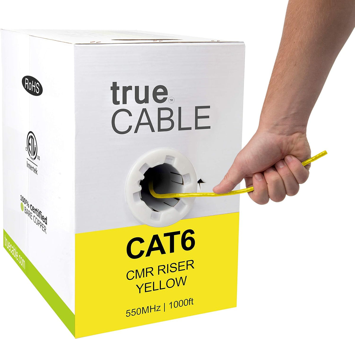 Blue 1000ft Cat6 Riser Bulk Ethernet Cable M295813