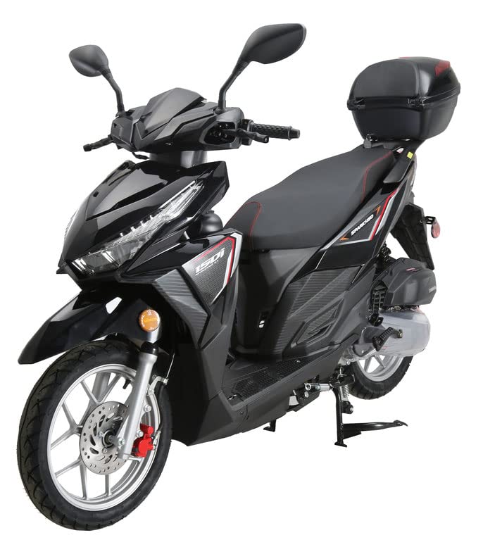 Black 150cc Scooter M6847