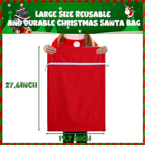 Large Canvas Christmas Gift Bag L3861