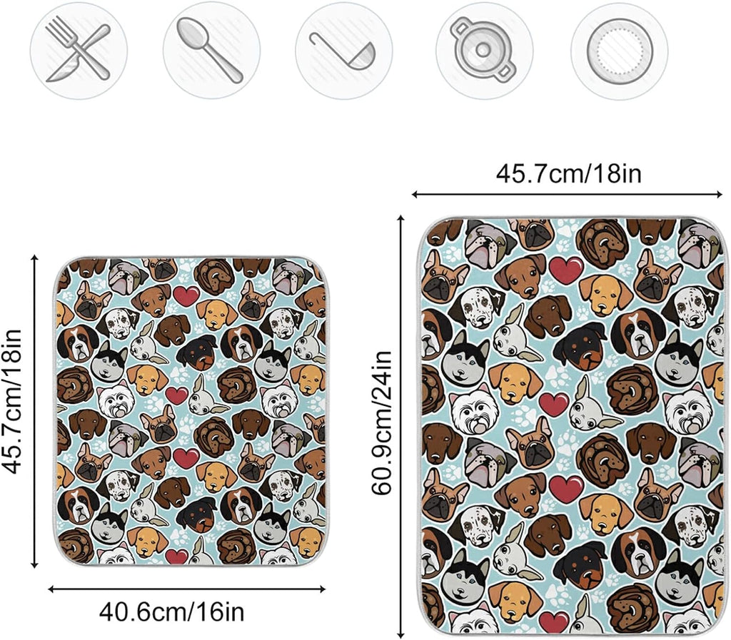 Microfiber Absorbent Drying Mat 16" × 18" M4467