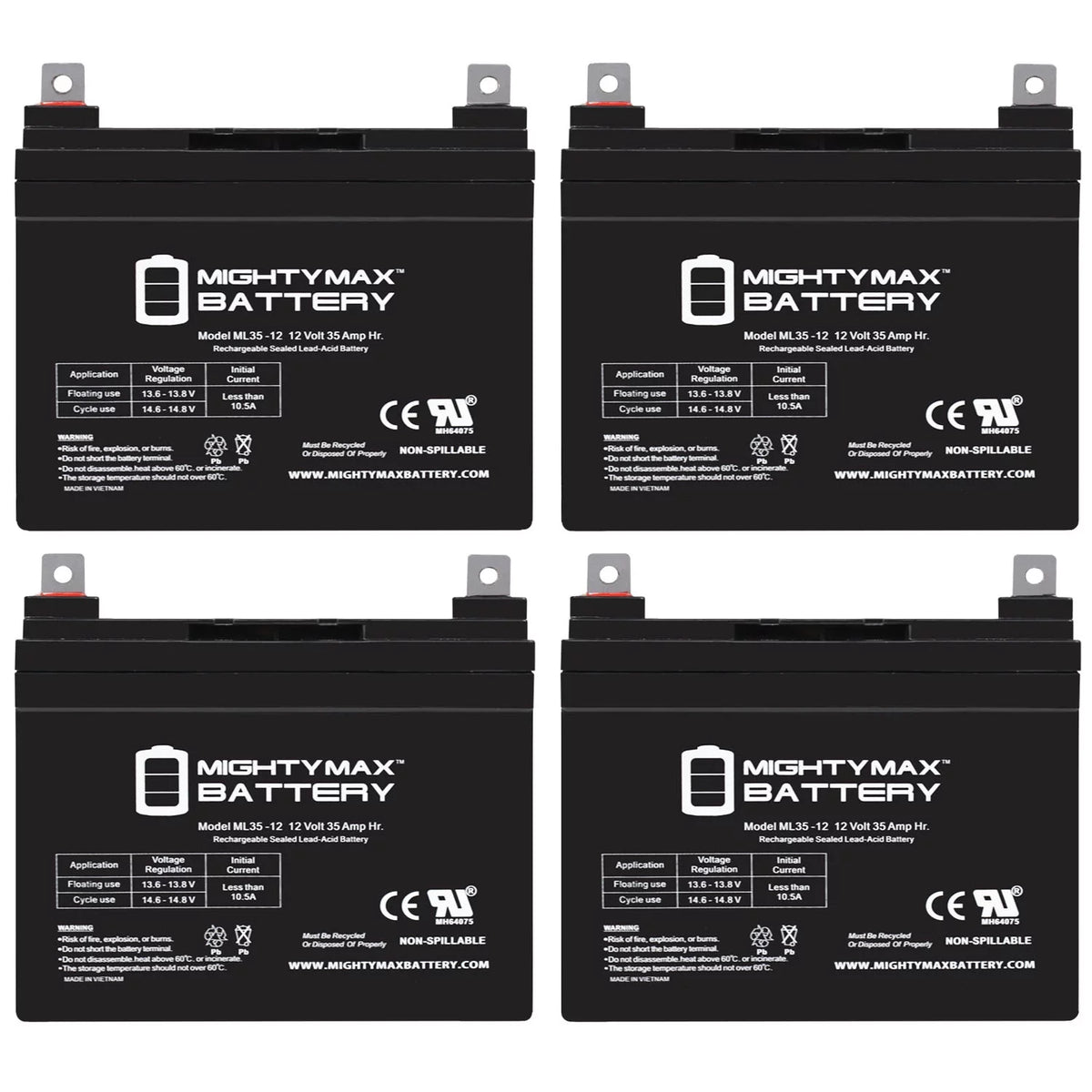 12V 35Ah Replacement Battery Z970