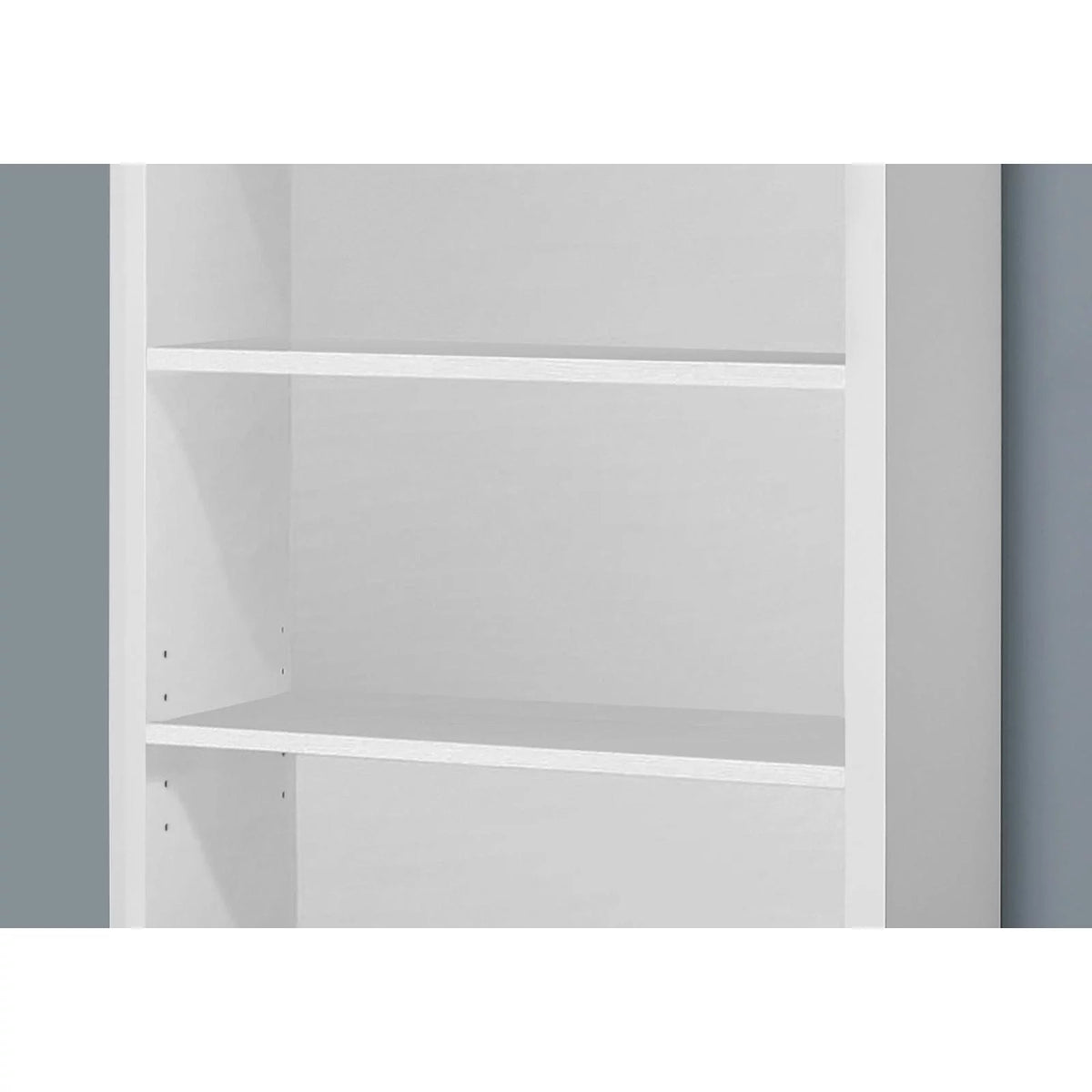 5 Tier White Bookshelf T995479