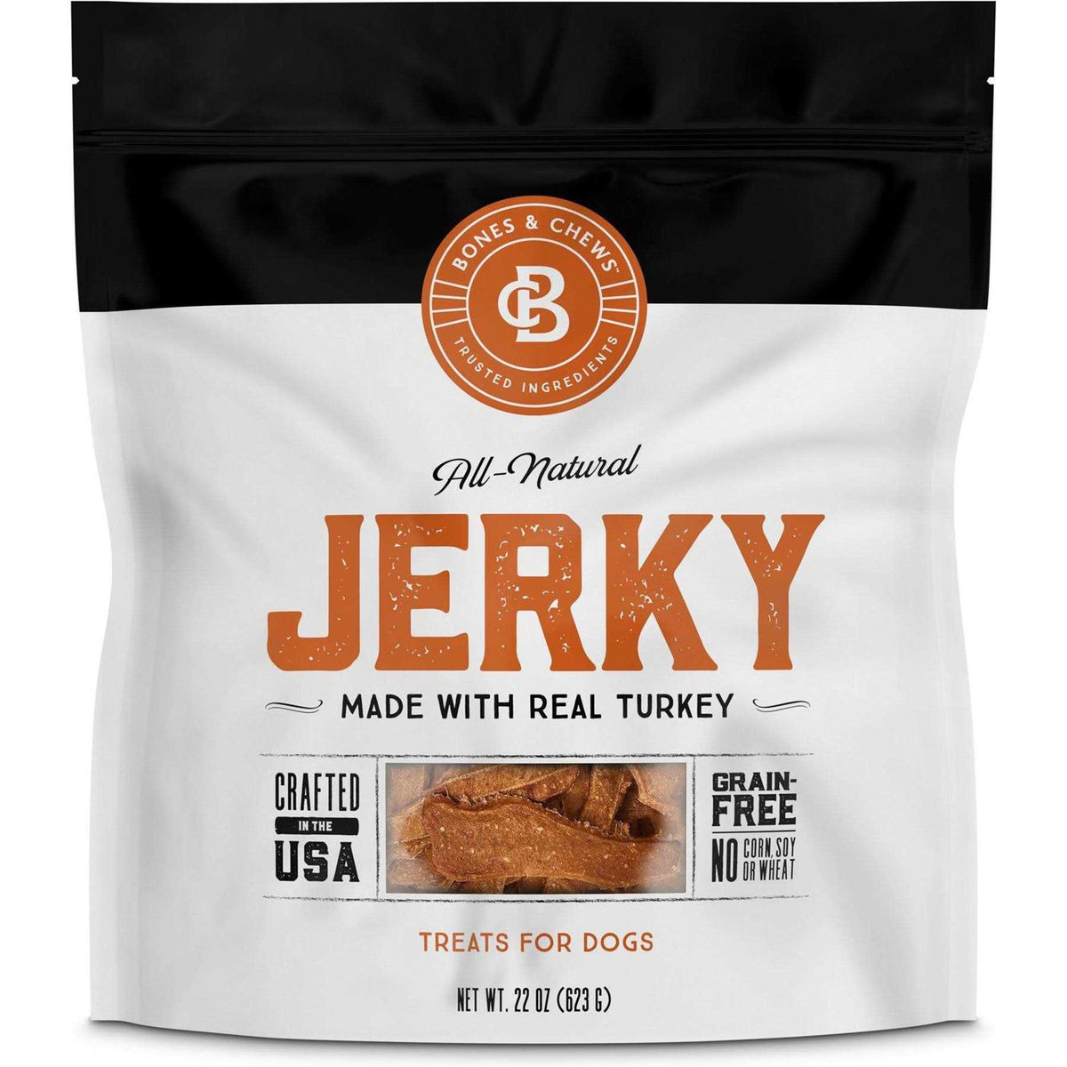 All Natural Grain-Free Beef Jerky Dog Treats V75742