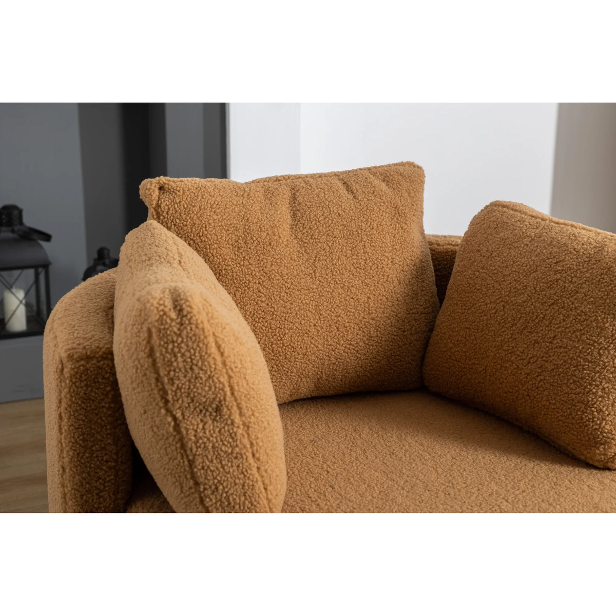 Brown Swivel Storage Chair L46712