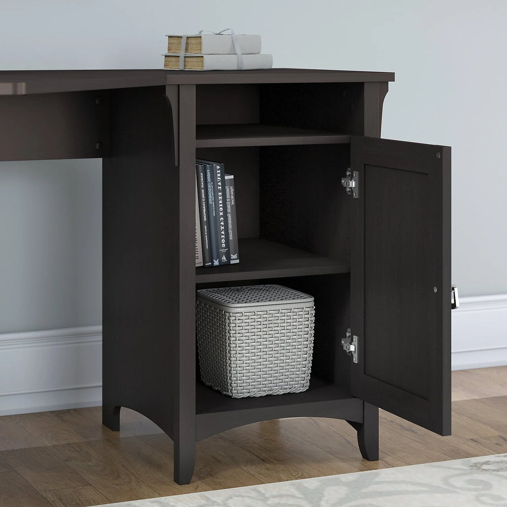 55W Corner Desk With Storage I997