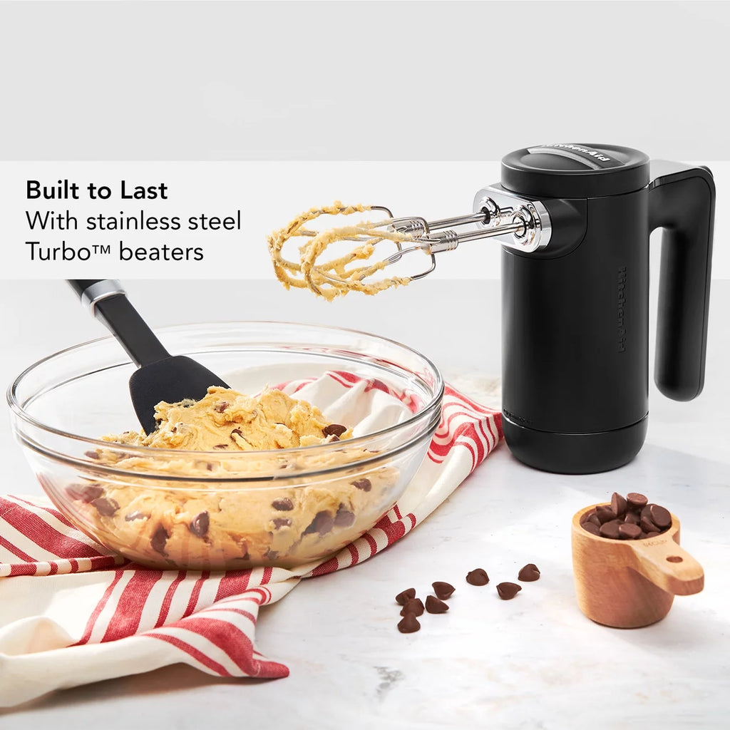 Black Matte Cordless Hand Mixer F30464