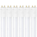 LED 2ft Tube Light 12W, 3000K Soft White, T8 Shape, Shatter Resistant T1126