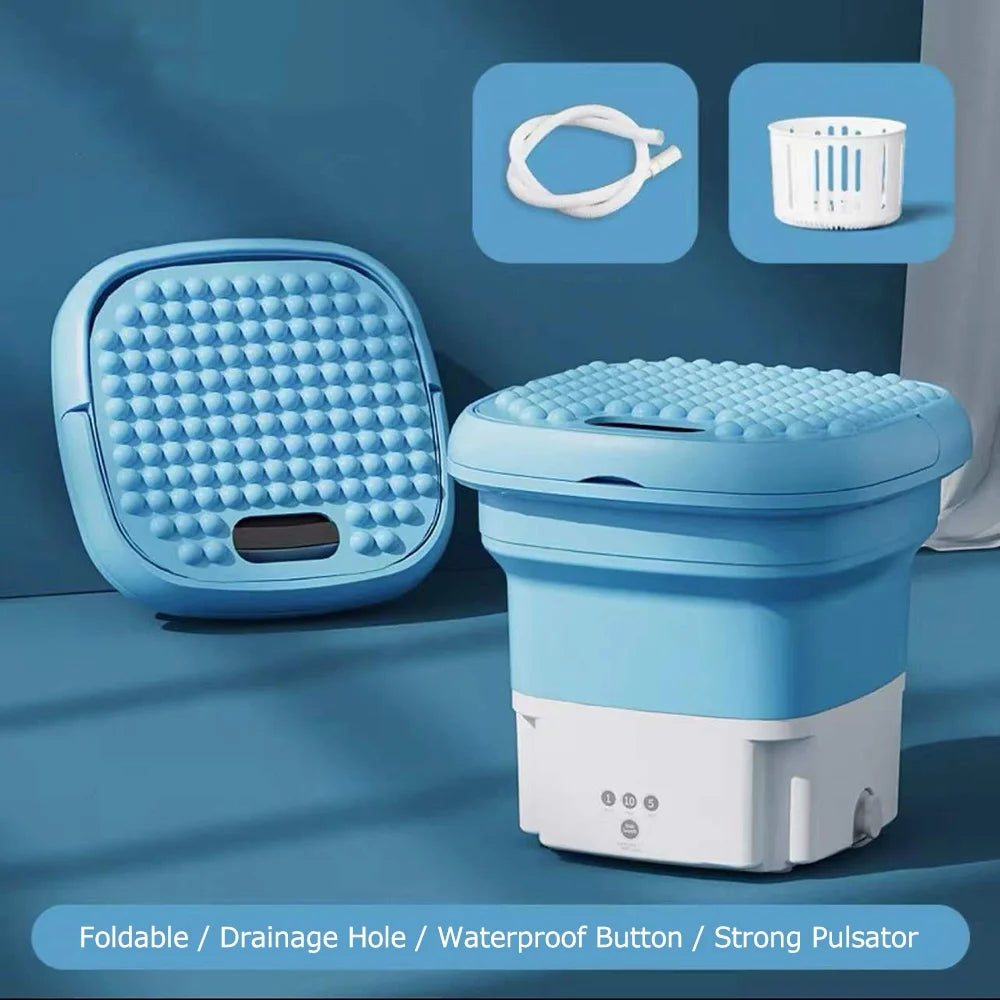 Portable Automatic Ultrasonic Mini Washing Machine D6598
