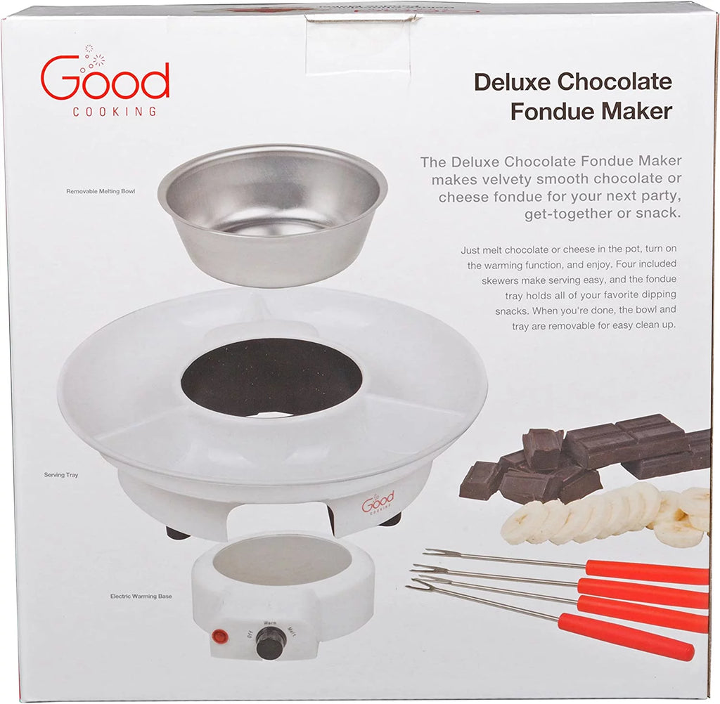 Electric Fondue Maker Set with 4 Forks W606