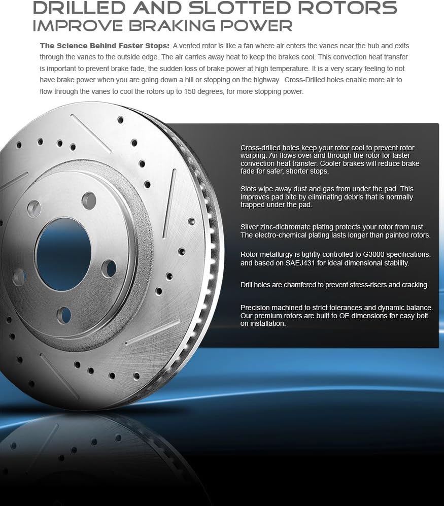 FRONT 295mm 6 Lug Rotors + Brake Pads + Clips P517997