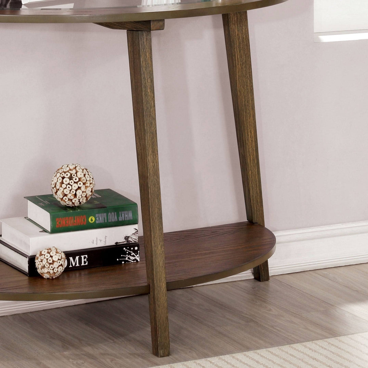 Dark Oak Solid Wood Sofa Table A607