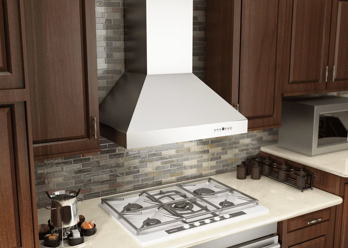 30 in. 900 CFM Stainless Steel Wall Mount Range Hood F42437