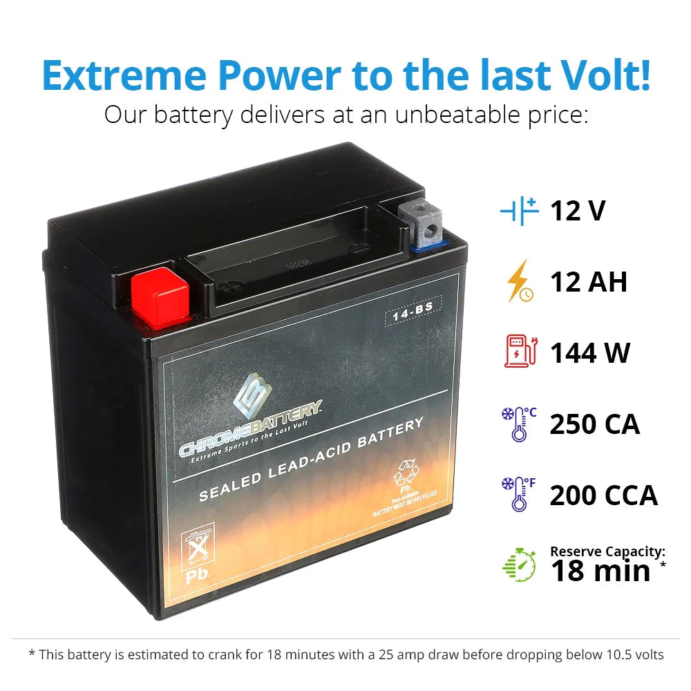 ATV Battery Ytx14-Bs Q543