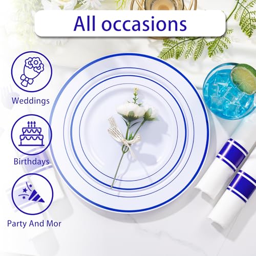 350-Piece Gold Disposable Plates and Cutlery Set O736990