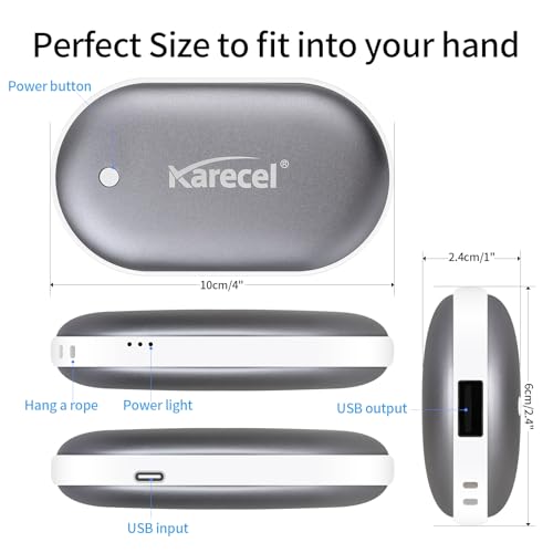 Rechargeable 2 Pack Electric Hand Warmers Power Bank I1841