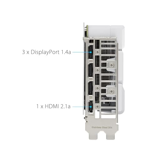GeForce RTX 4070 12GB GDDR6X White Graphics Card W235310