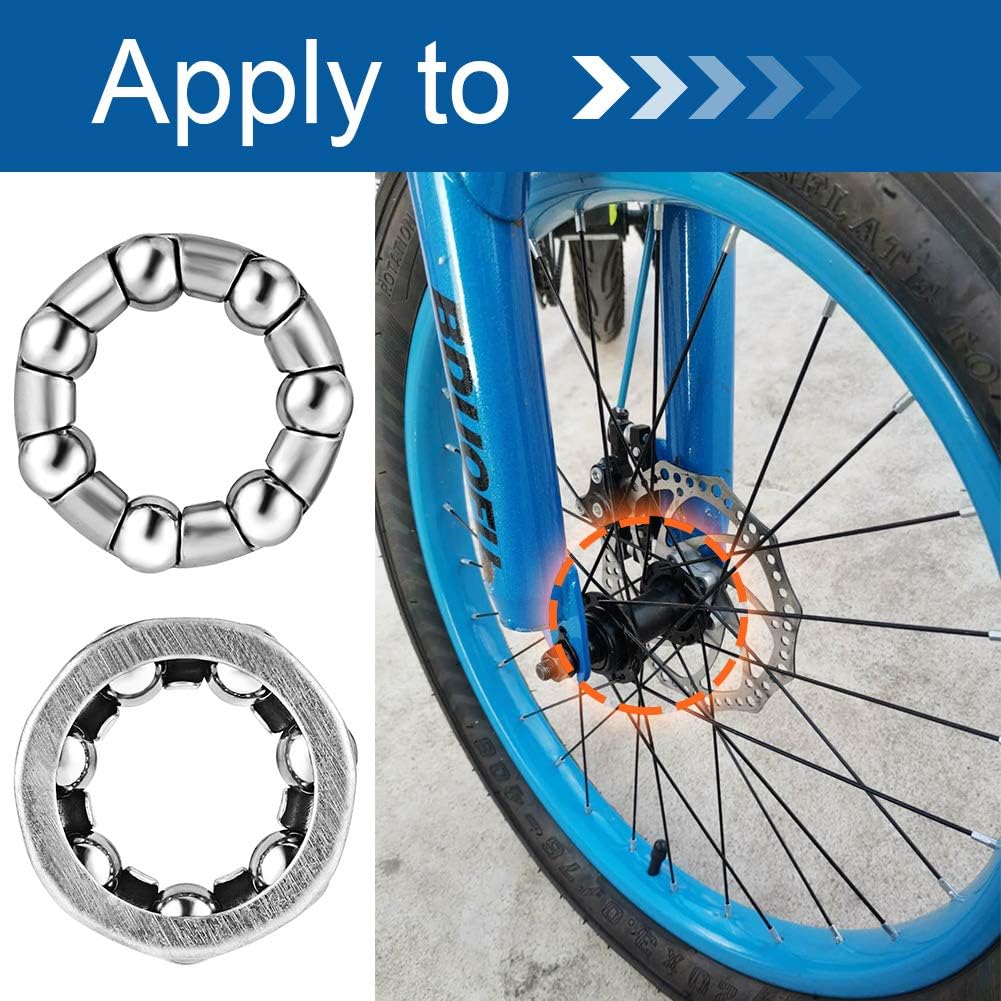 4 Pcs 3/16 inch x 7 Balls Bicycle Wheel Bearing Retainer L626735