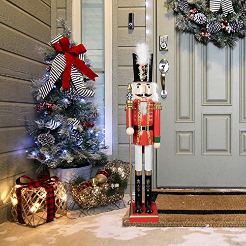 32 inch Wooden Nutcracker Decoration N9049
