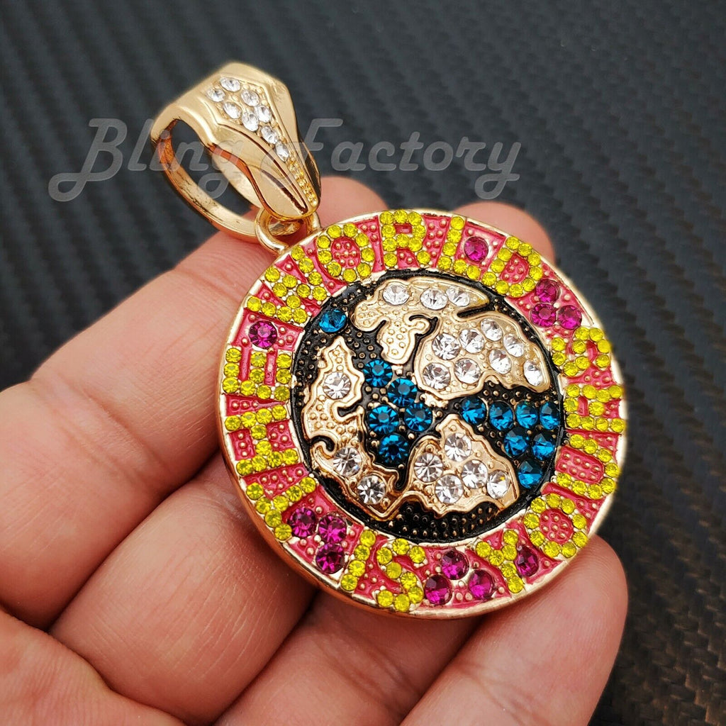 Iced Cuban Box Lock Chain Necklace D911349