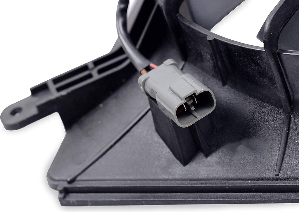 Left Driver Side Radiator Cooling Fan Assembly Pack of 2 P421