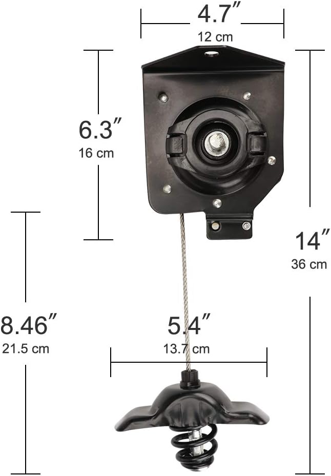 Spare Tire Hoist Winch Carrier Pack of 2 Z3585